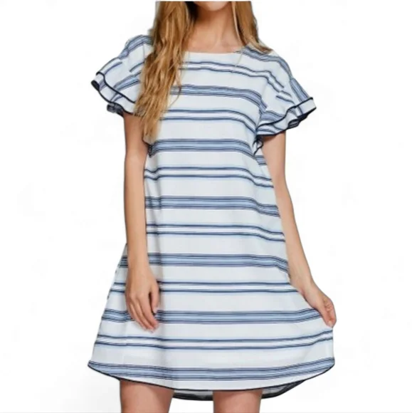 Listicle striped dress deals